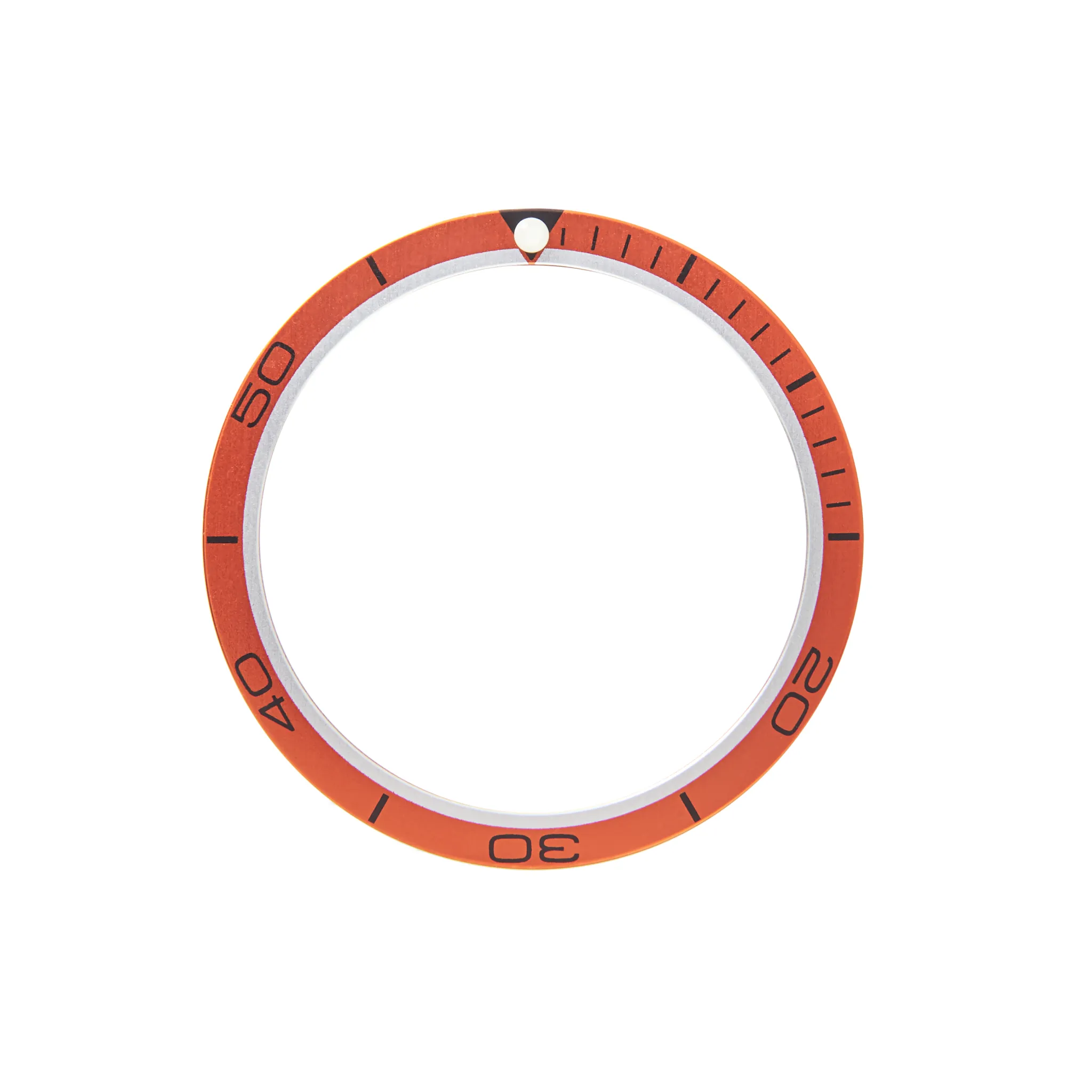 SKX007/SRPD Aluminium Bezel Insert: PO Style Orange