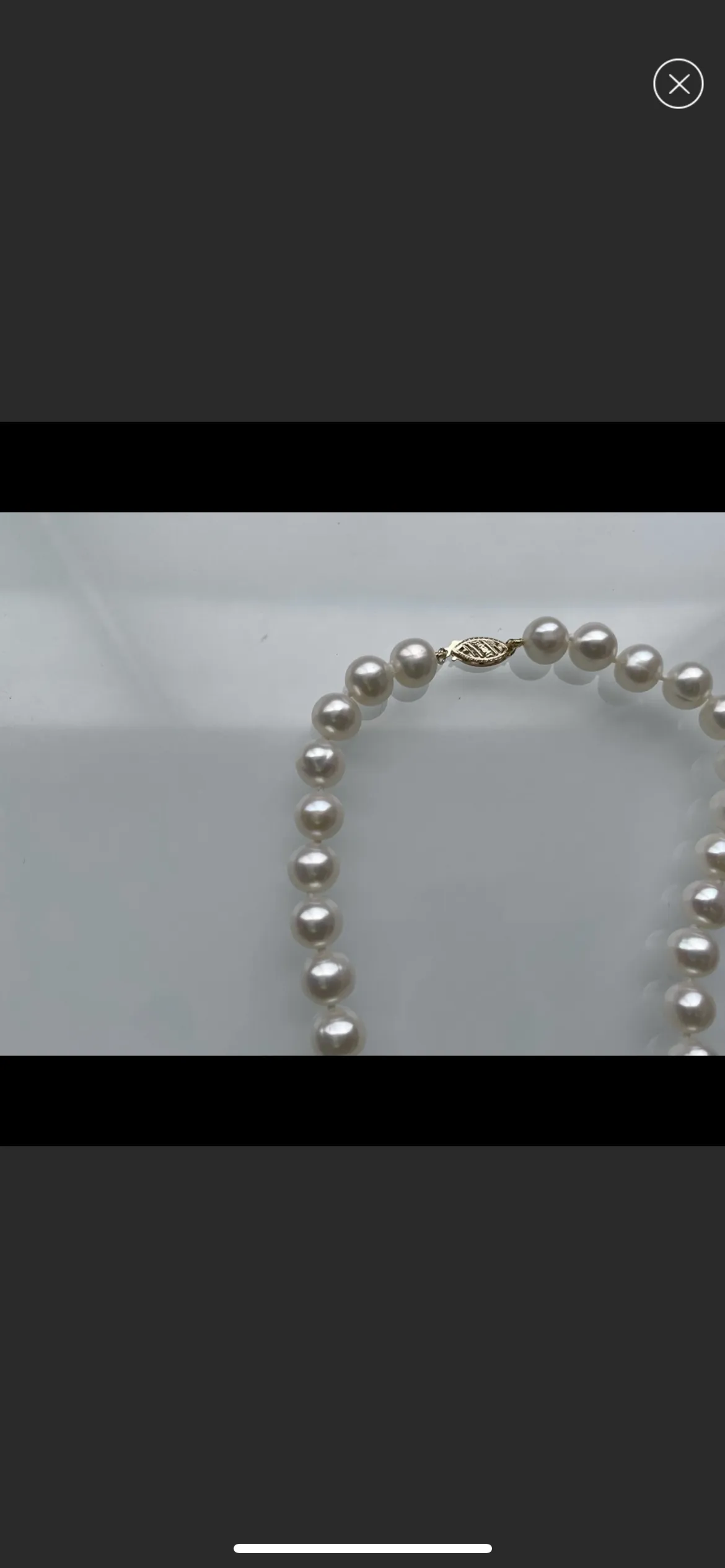 Splendid Pearls 14K Gold White Freshwater