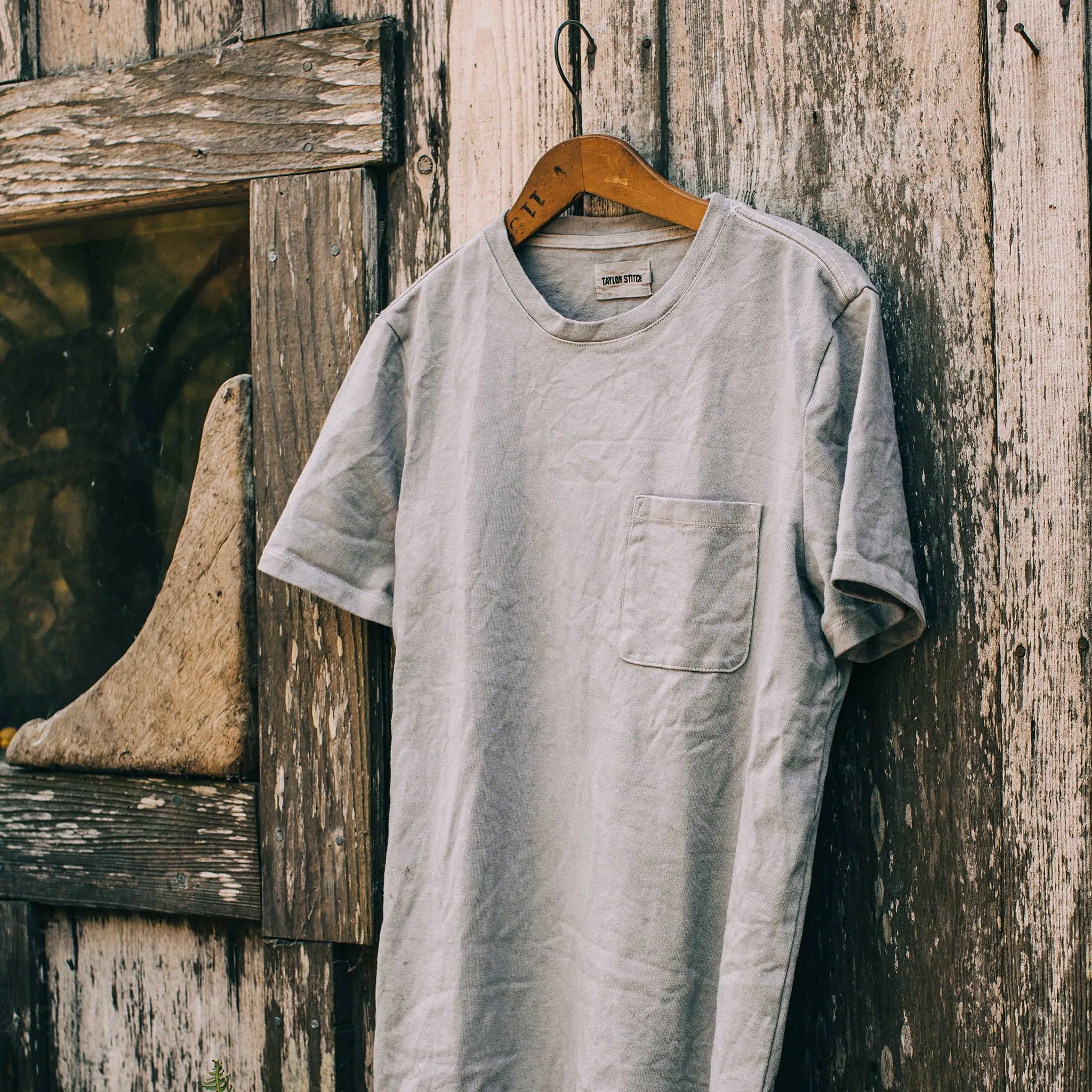 The Botanical Dye Tee in Grey