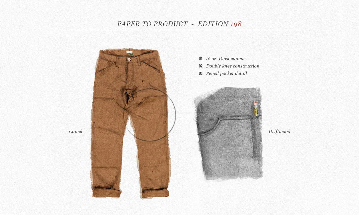 The Chore Pant in Ash