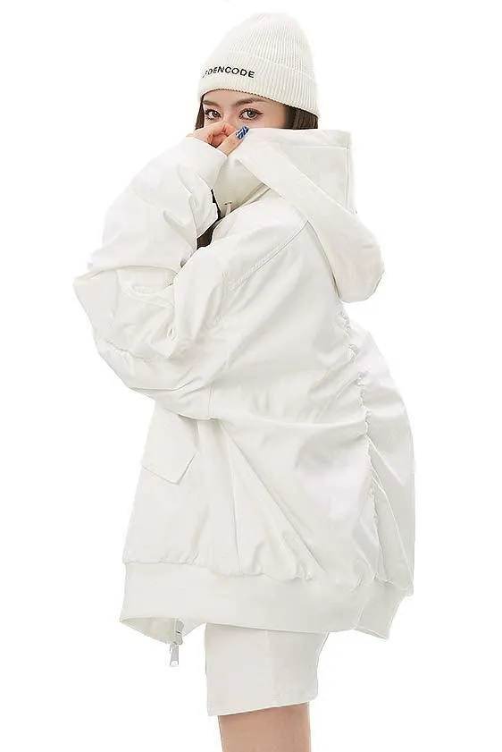 White Unisex Oversized Jacket