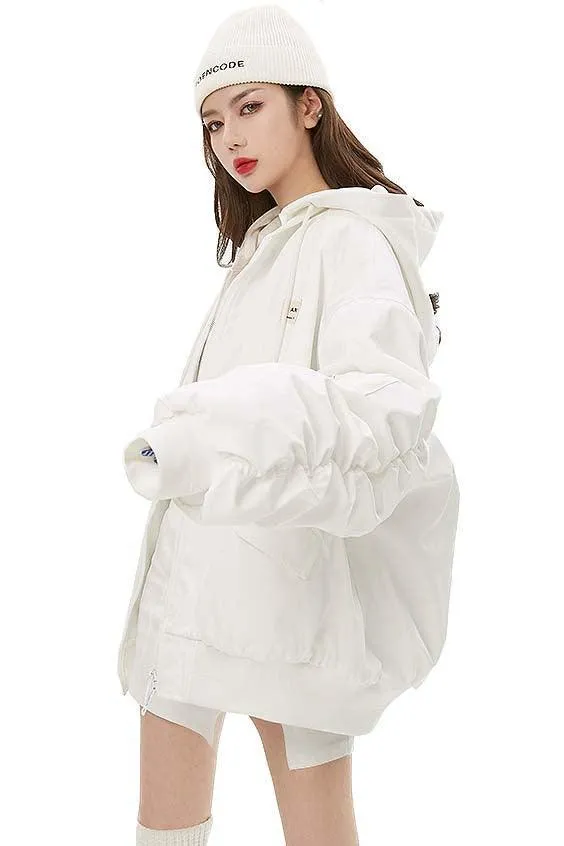 White Unisex Oversized Jacket