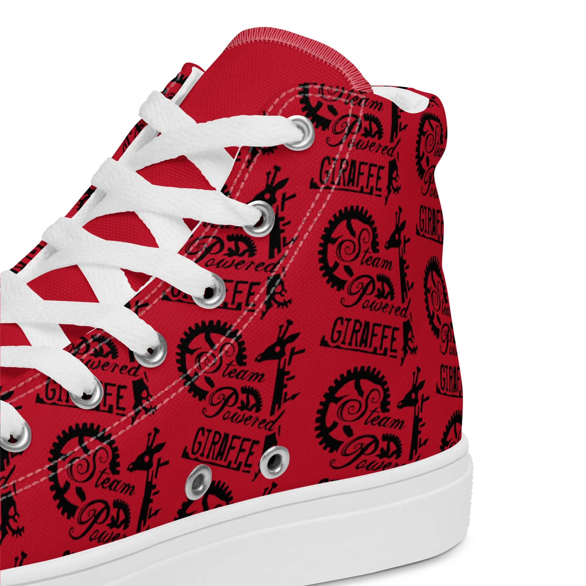 Women’s Red SPG Logo High Top Shoes