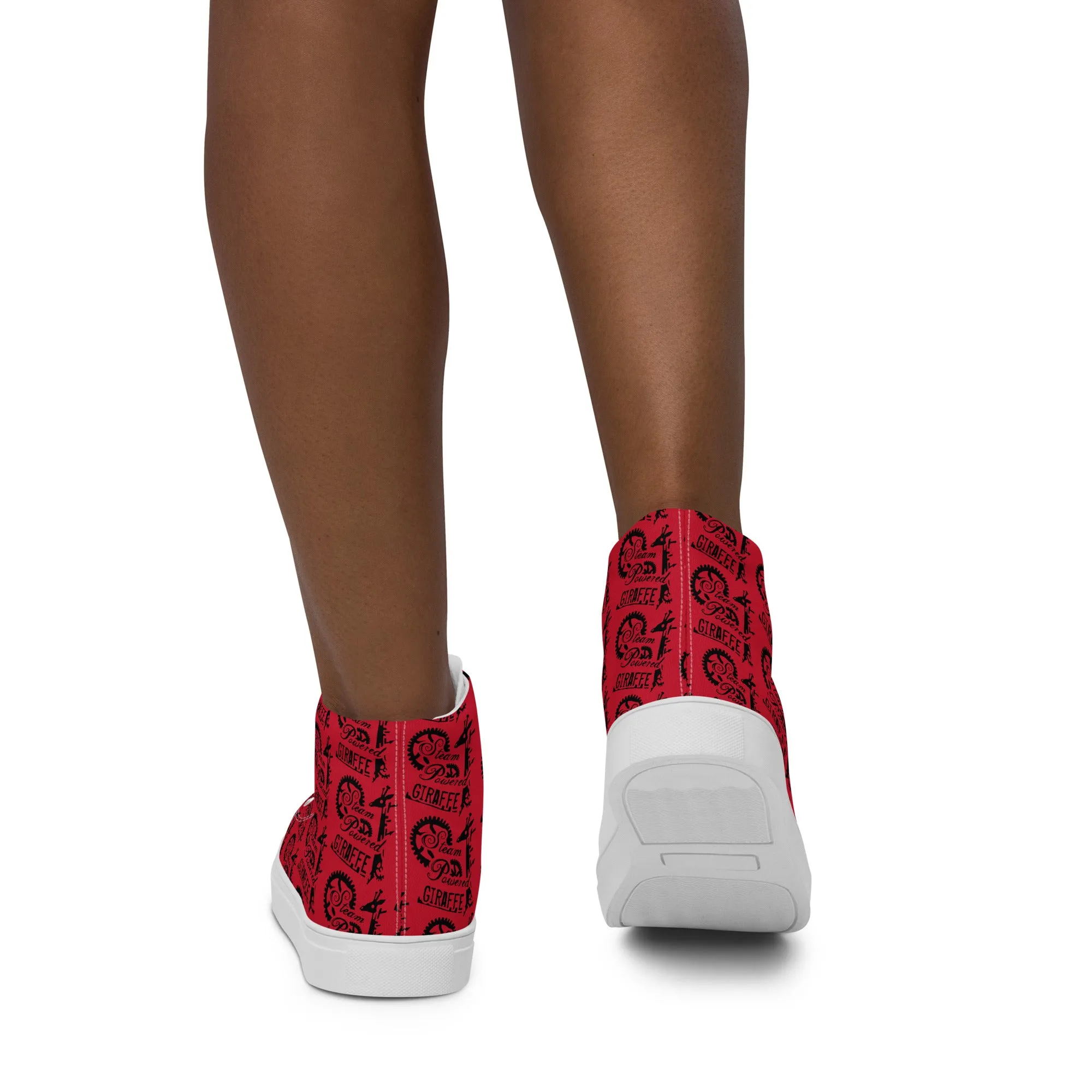 Women’s Red SPG Logo High Top Shoes