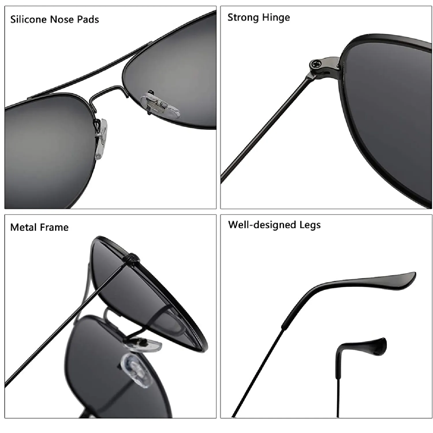 Ziwanule Polarized Aviator Sunglasses For Men | Woman